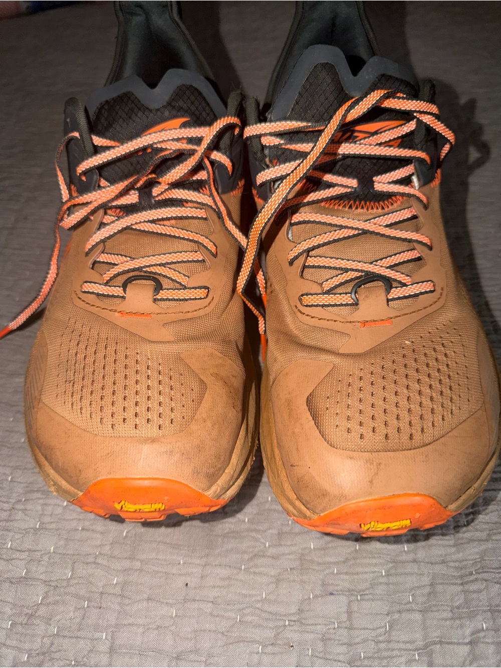 Altra Olympus 5 trail-running shoes with Vibram soles